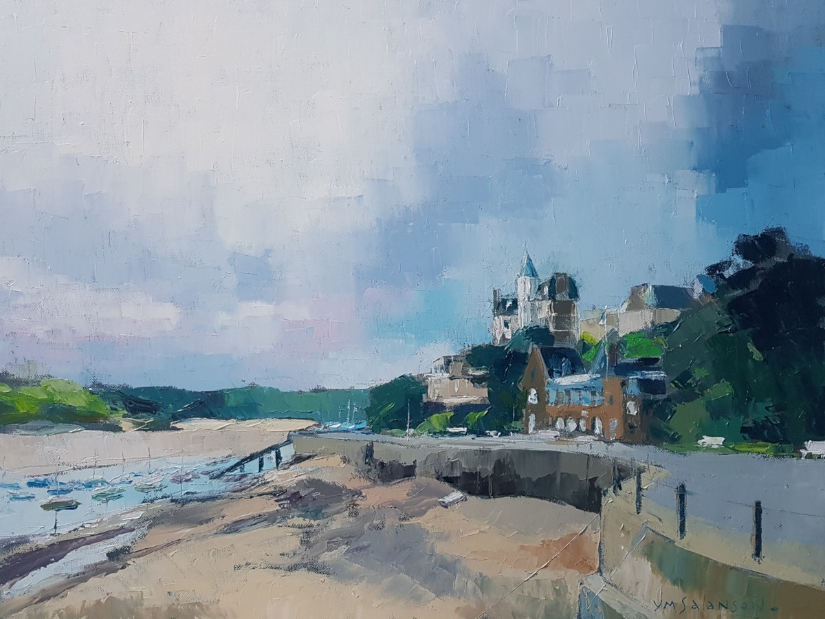 La Souille à marée basse, Dinard