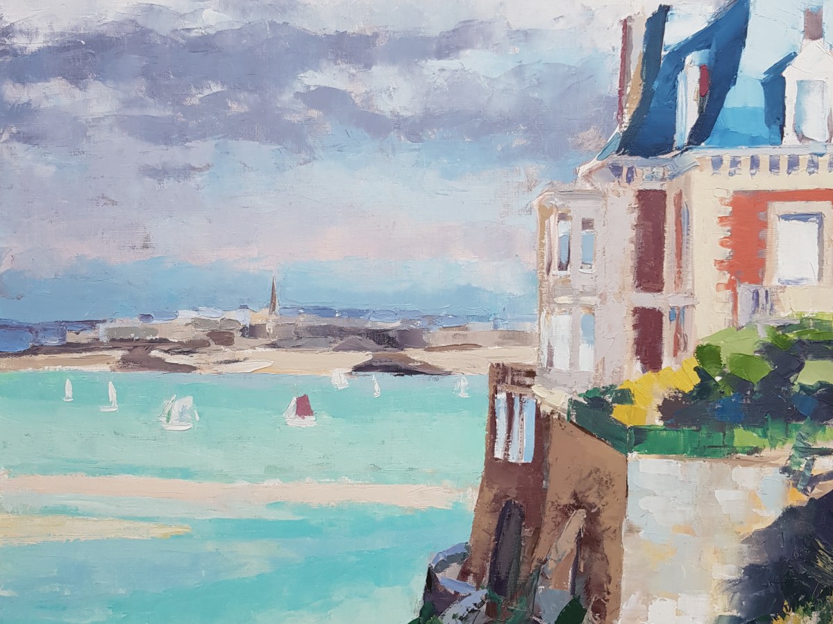 Villa Roches Brunes, 80x80cm