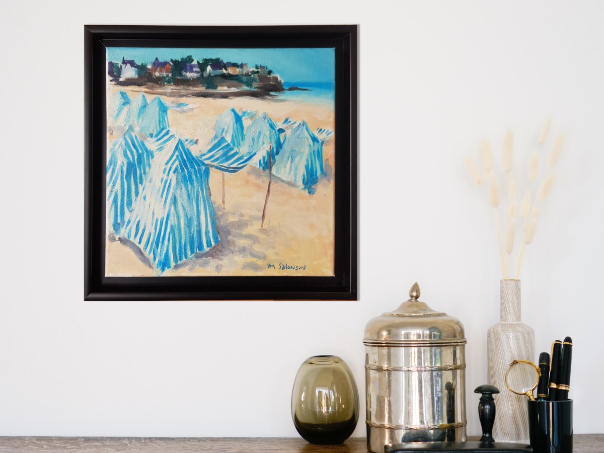 Les tentes de la plage de l&rsquo;écluse #2 – Dinard